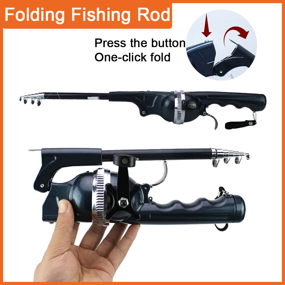 Ice Fishing Reel - Canna da Pesca Pieghevole 134cm con