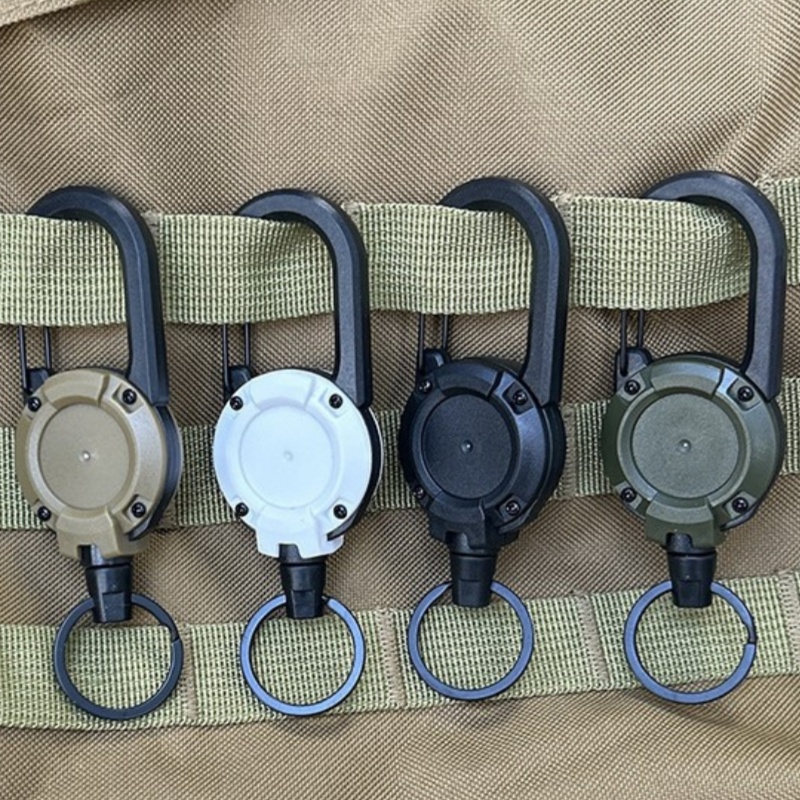 Conventional Reel - Portachiavi retrattile da esterno Portachiavi con