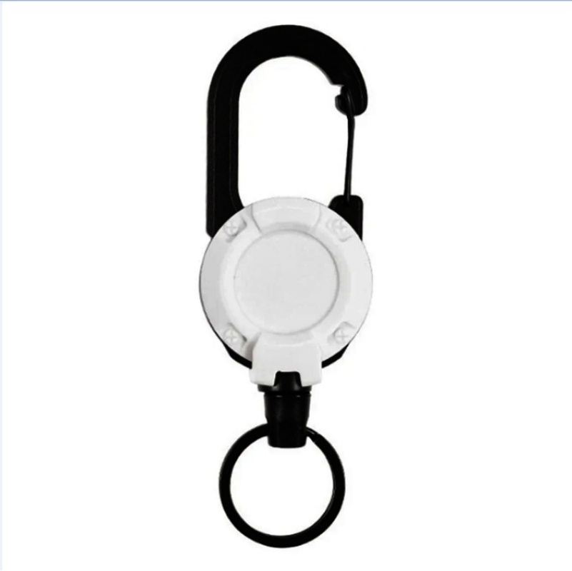 Conventional Reel - Portachiavi con moschettone retrattile per carichi