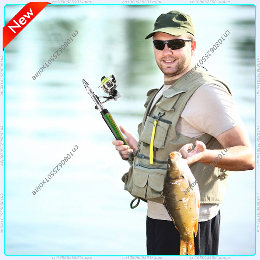 Ice Fishing Reel - Canna da Pesca Portatile a Forma