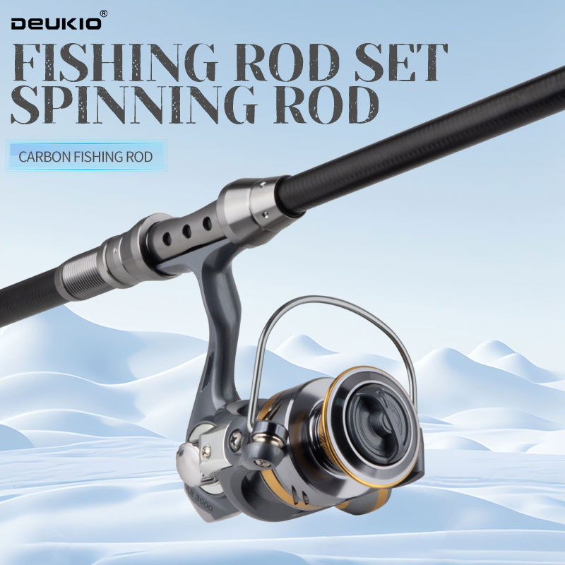 DEUKIO Canna da pesca e muline - Conventional Reel recensione e prezzo