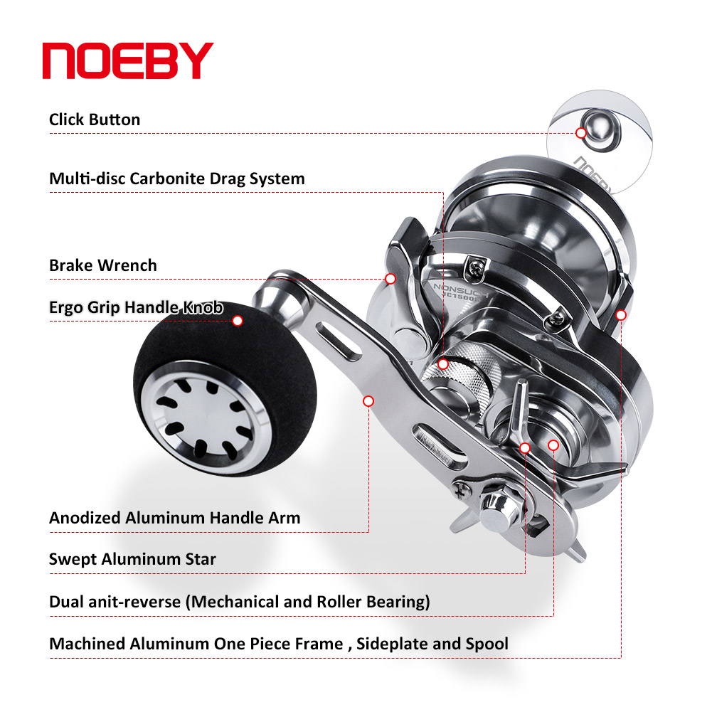 Mulinello da Pesca NOEBY per S - Trolling Reel recensione e prezzo